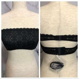 VS Black Lace Bandeau Bra